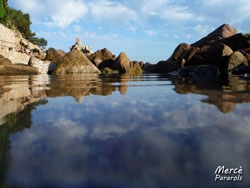 Playa de Farolas en Lloret de mar, 07 2013