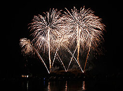 Fuegos artificiales de Llançà, Empordà, julio de 2015